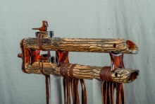 American Hardwood Native American Flute, Minor, Mid G-4, #N28Da (5)
